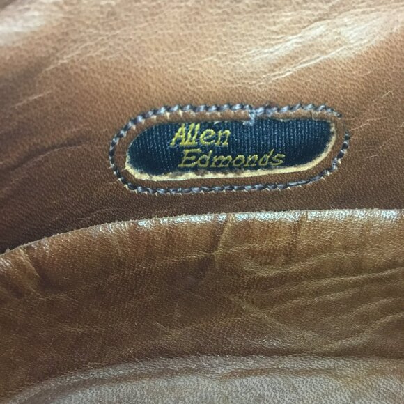 Allen Edmonds Classic Ashton Split Toe Mens 10 Leather Oxford Dress Shoes Black - Picture 10 of 12